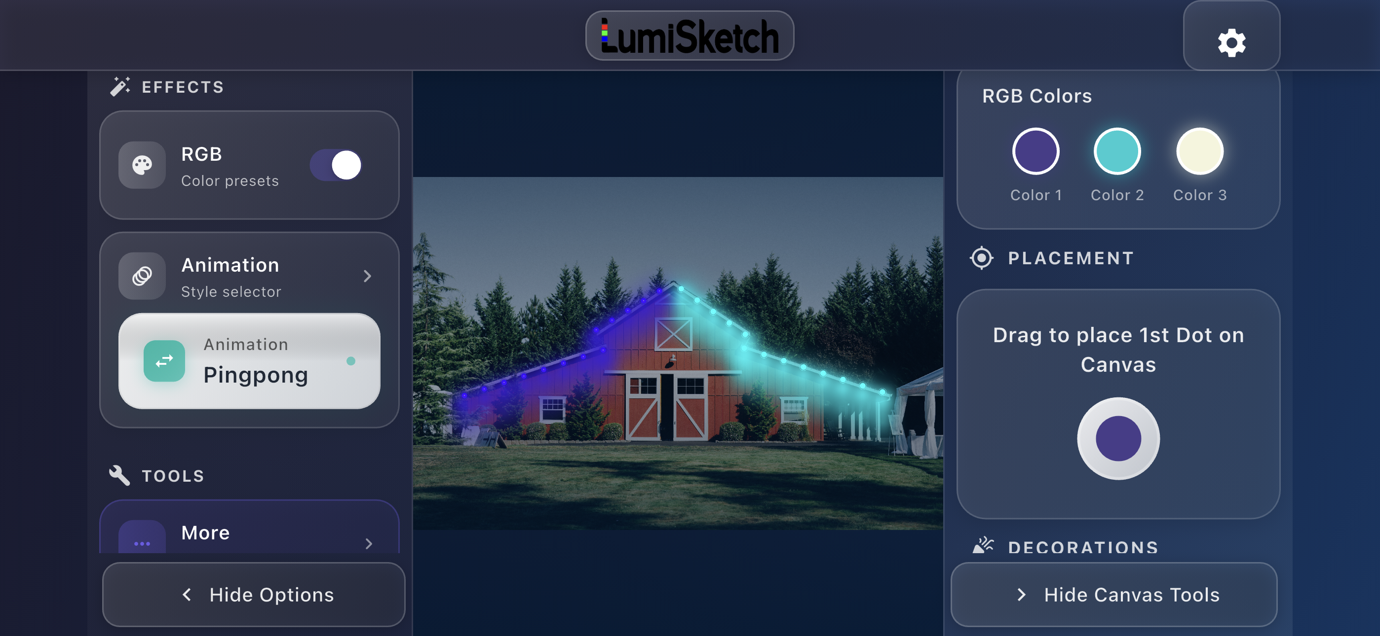 Lumisketch — Night View